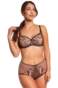 Bella Misteria 44-94 Nocna Łąka Biustonosz miękki, czarny