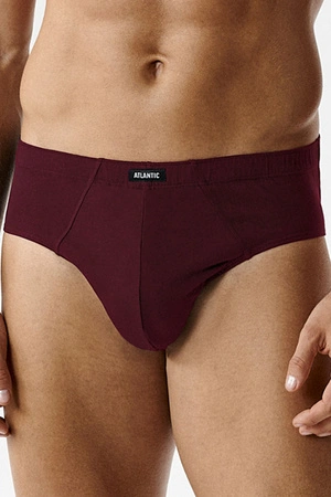 Atlantic 6SMP-001 6-pack Majtki slipy, burgund/czarny/khaki/brąz/grafit/czarny