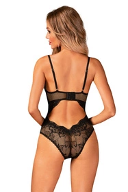 Obsessive Olvidia teddy Body sexy, czarny