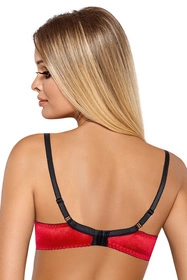 PariPari Catherine IV Biustonosz miękki, red-black
