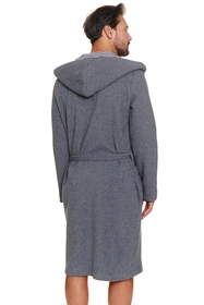 Doctor Nap SMW.7230 Nocna szlafrok, dark grey