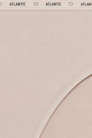 Atlantic 3CLP-010 3-pack Majtki figi, ecru/beż/ciemny beż