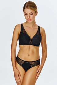 Lupo 156 Biustonosz push-up, czarny