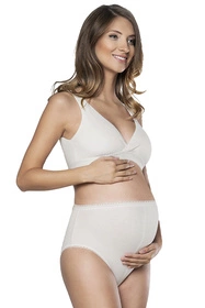 Italian Fashion Mama maxi Majtki figi, pudrowy