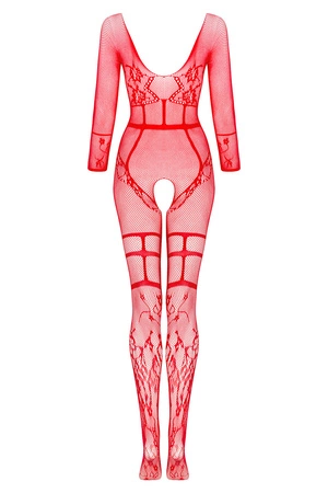 Beauty Night Lorna BN6731 Body bodystocking, red