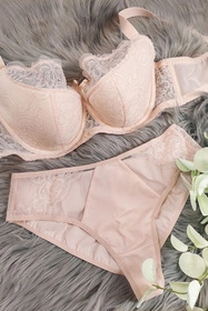 Vivisence 1045 Biustonosz półusztywniany, pudrowy róż