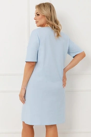 Italian Fashion Erula kr.r. Nocna koszula, niebieski