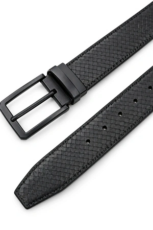 Vivisence PM003 Pasek skórzany, czarny