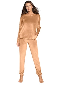 Italian Fashion Juga dł.r. dł.sp. Dres homewear, camel