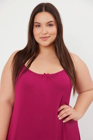 Italian Fashion Styl ws.r. Nocna koszula, wino