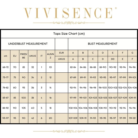 Vivisence 3228 Kostium kąpielowy biustonosz push-up, czarny
