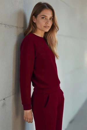 Vivisence 9004 Bluza nierozpinana, bordowy