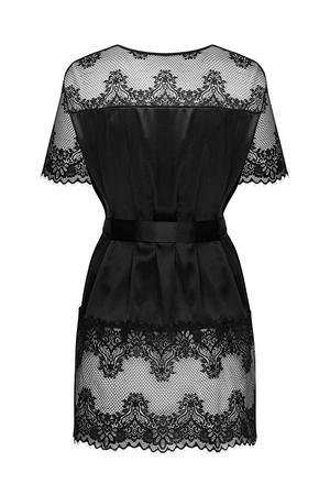 Obsessive Maderris peignoir Nocna peniuar, czarny