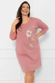 Italian Fashion Akita r.3/4 Nocna koszula, ceglasty