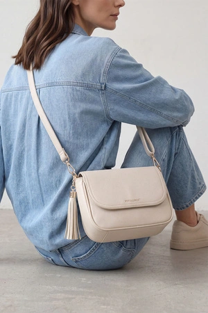 Vivisence OUTLET T0025 Torebka na ramię, ecru