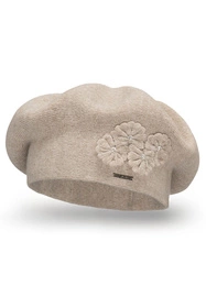 Vivisence 7006 Nakrycie głowy beret, beżowy