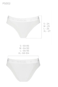 Passion PS002 Majtki figi, white