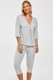 Azal Piżama Nocna piżama, szary