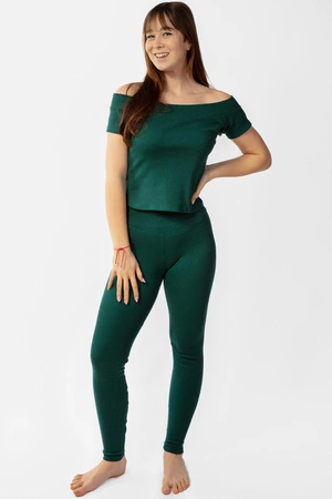 Dkaren Bayo-Le Legginsy klasyczne, zielony