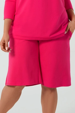 Italian Fashion Madri sp.1/2 Spodnie szerokie, fuksja