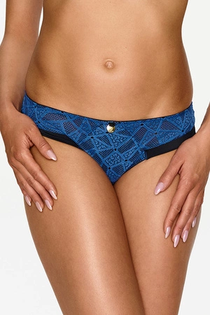 Lupo 2600-01-02-03 Majtki brazyliany, niebieski