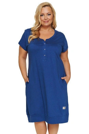 Doctor Nap TCB.4348 Nocna koszula, indigo blue