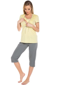 Italian Fashion Felicita kr.r. sp.3/4 Nocna piżama, żółty