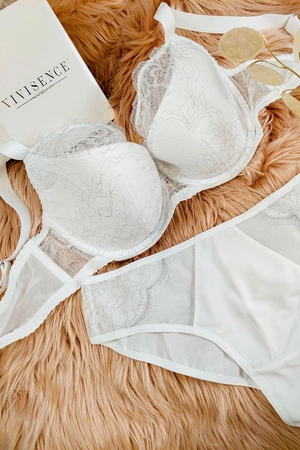 Vivisence 1045 Biustonosz półusztywniany, biały