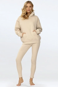 Dkaren Oseye-Kpl Komplet legginsy + bluza, beż