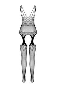 Passion ECO BS004 Body bodystocking, black