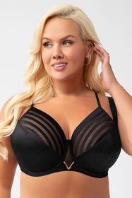 Gorsenia K810 Yoko Biustonosz miękki, czarny