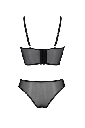 Casmir Denerys set Nocna komplet biustonosz + figi, black
