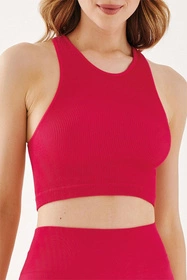 Gabriella Halter Rib Code 1203 Top fitness, raspberry