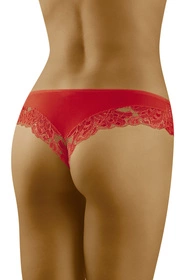 Wol-Bar Diamond 3503 3-pak Majtki szorto-stringi, czerwony