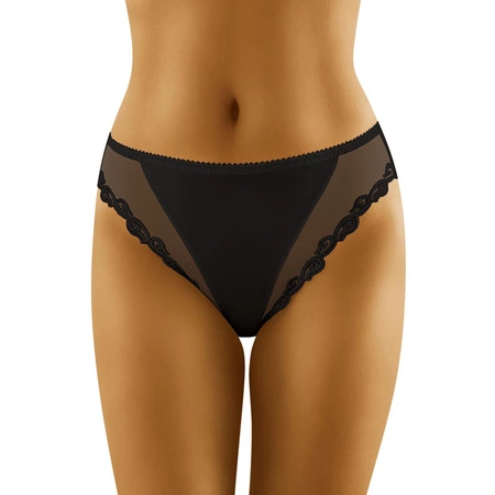 Wol-Bar Poly II Majtki figi, czarny