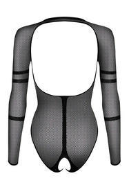 Obsessive B137 teddy Body sexy, czarny