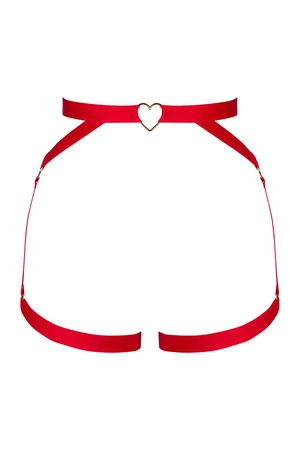 Obsessive Elianes harness Akcesoria erotyczne uprząż, czerwony