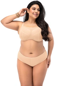 Nessa Salma crop top Biustonosz miękki, beż