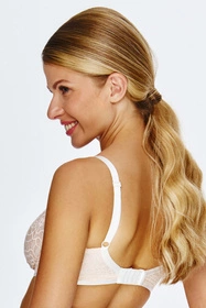 Lupo 2554 Biustonosz miękki, beżowo-biały