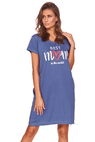 Doctor Nap TCB.9900 Nocna koszula, indygo