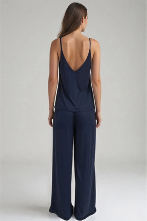 Vivisence 2046 Nocna komplet top + spodnie, granatowy