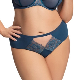 Gorsenia K665 Paradise Majtki figi, niebieski