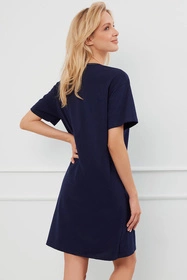 Italian Fashion Arugia kr.r. Nocna koszula, granat