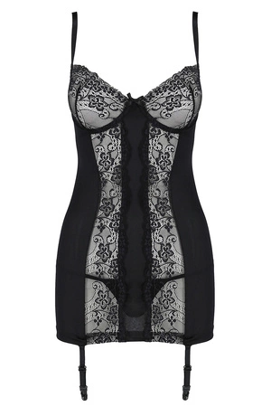 Avanua Aya chemise Nocna komplet koszulka + stringi, black