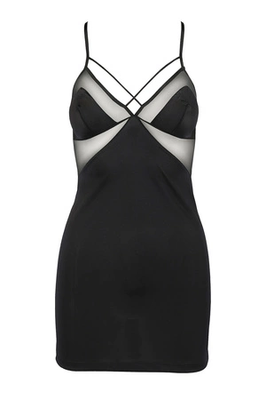 Avanua Quella chemise Nocna komplet koszulka + stringi, black