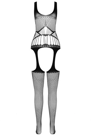 Passion BS106 Body bodystocking, black