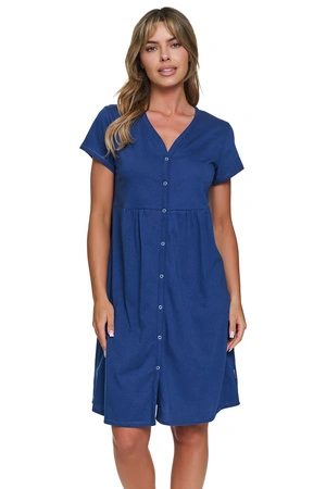 Doctor Nap TCB.7547 Nocna koszula, indigo blue