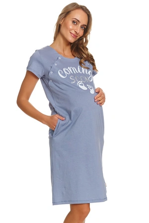 Doctor Nap TCB.7459 Nocna koszula, sky blue