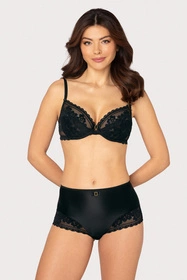 Róża Gizela Biustonosz miękki, czarny