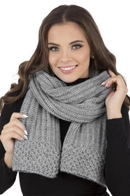 Vivisence 7016S Szalik lub apaszka szalik, jasnoszary